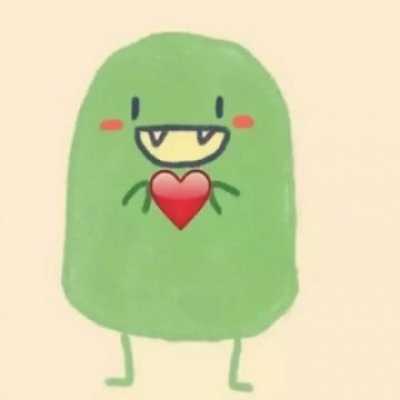 微信卡通情侣头像一对一人一张 亲爱的你就是个小傻瓜