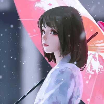 高清二次元唯美手绘女头像集合 天气好的话一起去海边看日落吧